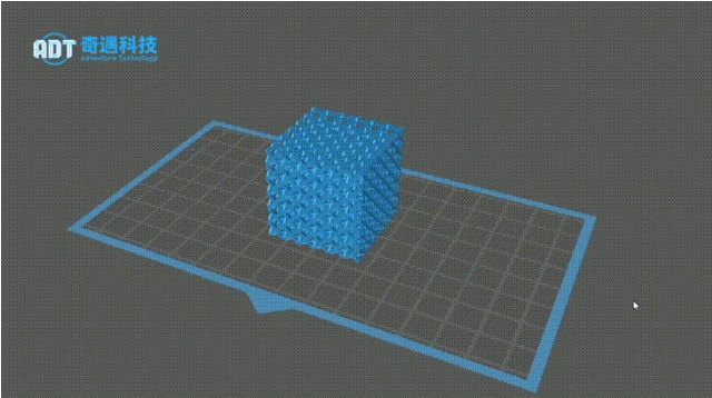 Application Results | 3D Printing Flexible Resin Block Structure Printing Case