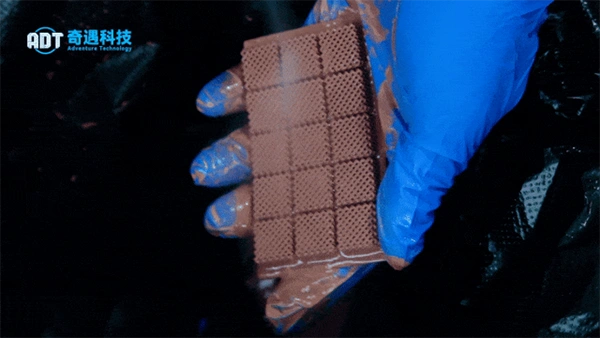 Application results | breakthrough boundaries: adventure technology light curing 3D printing metal copper powder