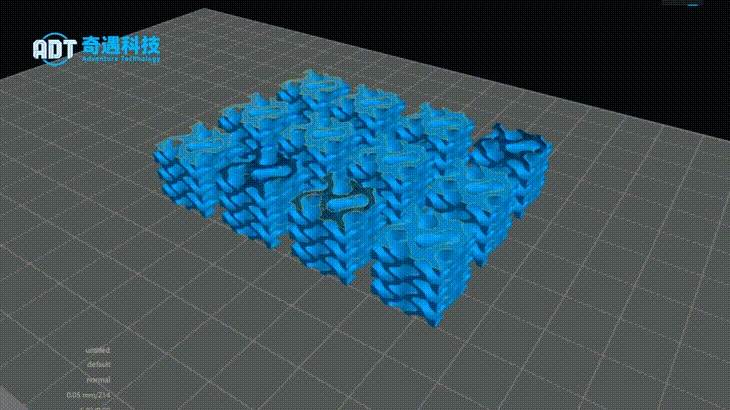 Application results | Light curing DLP 3D printing hydroxyapatite G surface structure