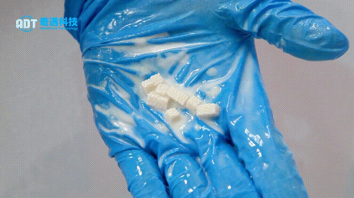 Application results | Light curing DLP 3D printing hydroxyapatite G surface structure