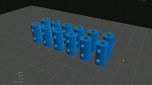 Application results | Light curing DLP 3D printing alumina porous cylindrical structure case