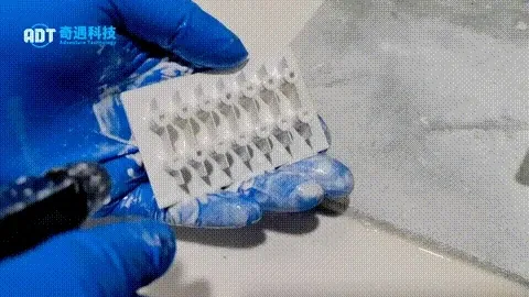 Application results | Light curing DLP 3D printing alumina porous cylindrical structure case