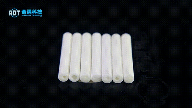Application Results | Light Curing DLP 3D Printing Alumina Ceramic Hollow Circular Tube Case