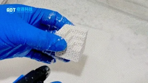 Application results | Light curing DLP ceramic 3D printing alumina gradient G surface structure case