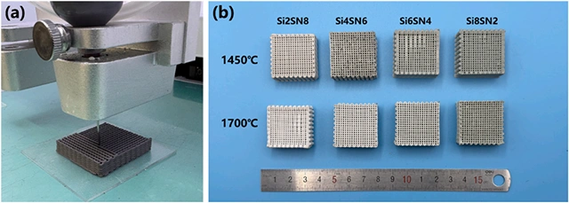 DIW Ceramic 3D Printing Enables Near-Net-Shape Silicon Nitride Implants With <1% Shrinkage