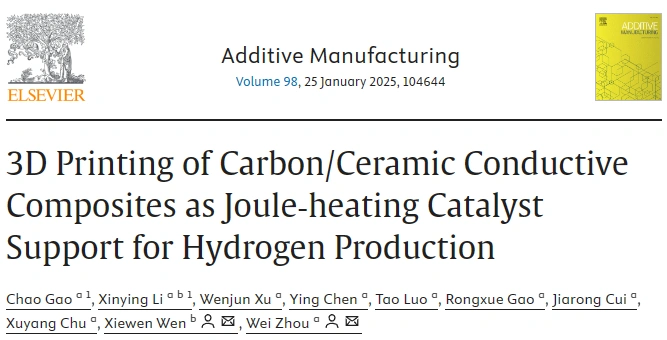 Industry Dynamics丨DLP ceramic 3D printing to prepare porous carbon/ceramic composite structure with three-dimensional conductive network