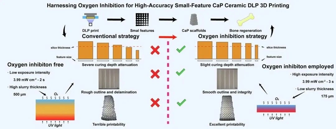 Oxygen Inhibition In DLP Ceramic 3D Printing: Turning A Printing “Defect” Into A Sub-500 Μm Precision Advantage