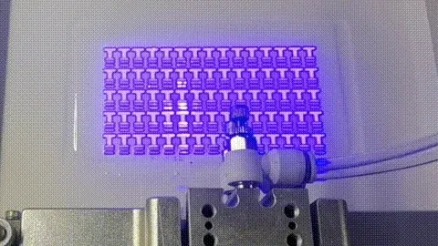 Print 75 pieces zirconia tooth brackets at one time! This is too fast!