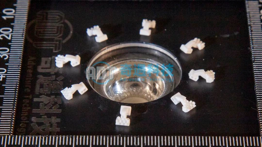 Print 75 pieces zirconia tooth brackets at one time! This is too fast!