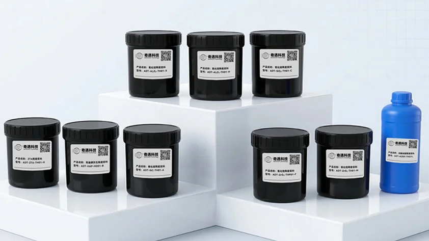 Ceramic 3D printed components with complex structures