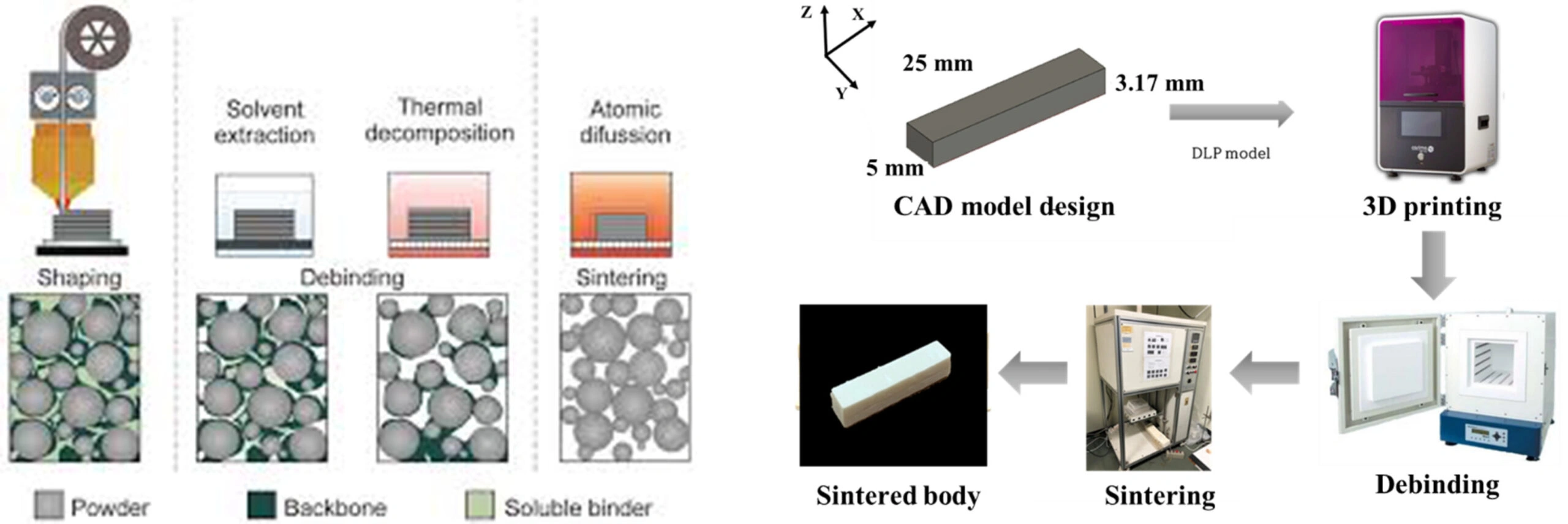 Zirconia 3D Printing With DLP Ceramic 3D Printer: Debinding And Sintering Process Analysis In Light Curing 3D Printing