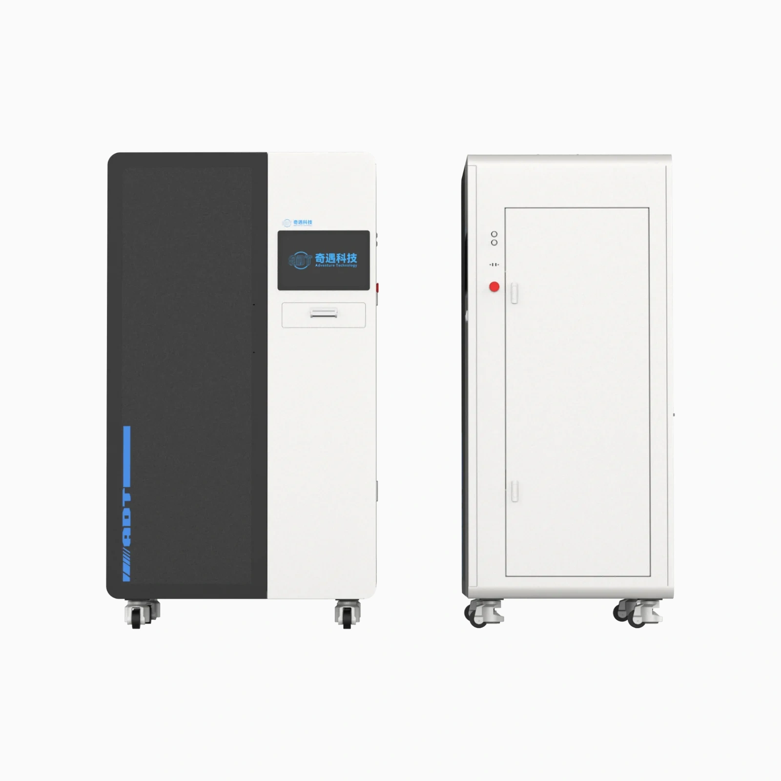 ADT Ceram-D F295 DLP ceramic 3D printer — front and side view