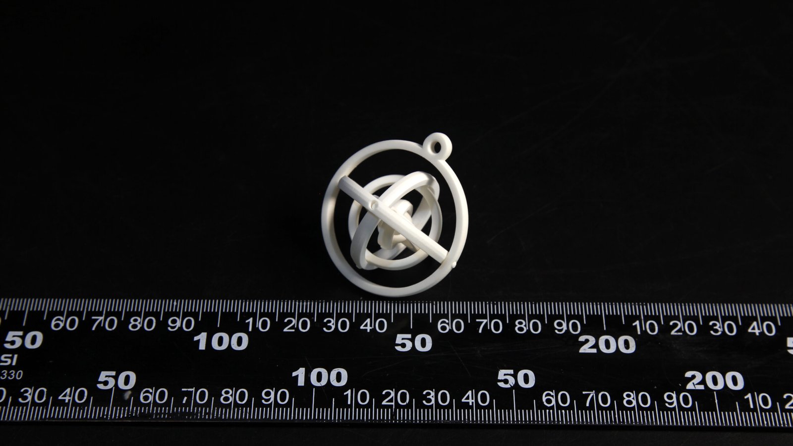 Alumina 3D printed ceramic sleeve broken sample